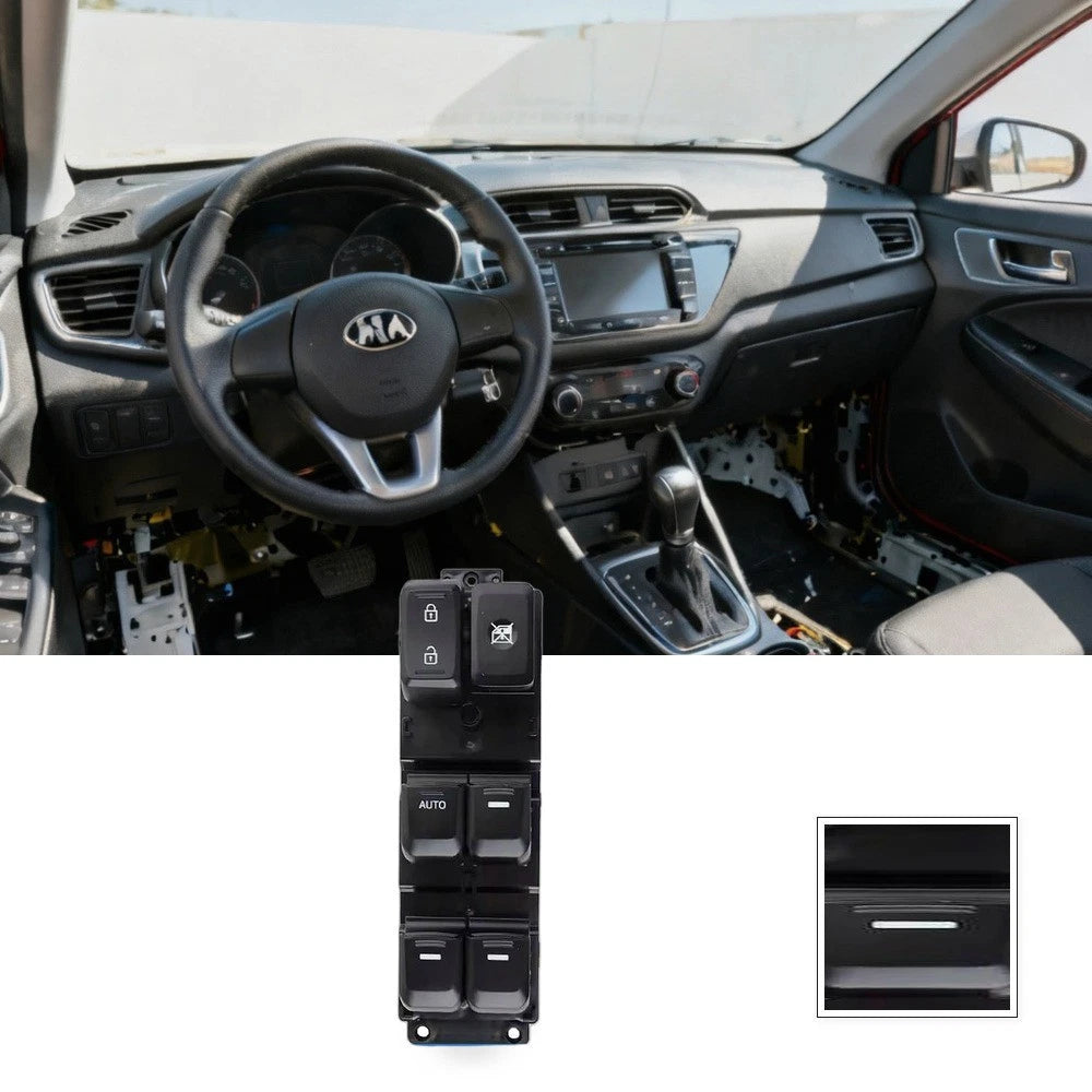 Power Window Switch for Kia Rio (2015–2017) 93570-4Y201