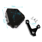 Kickstand Extension Plate for BMW G310 GS (2018) - Black
