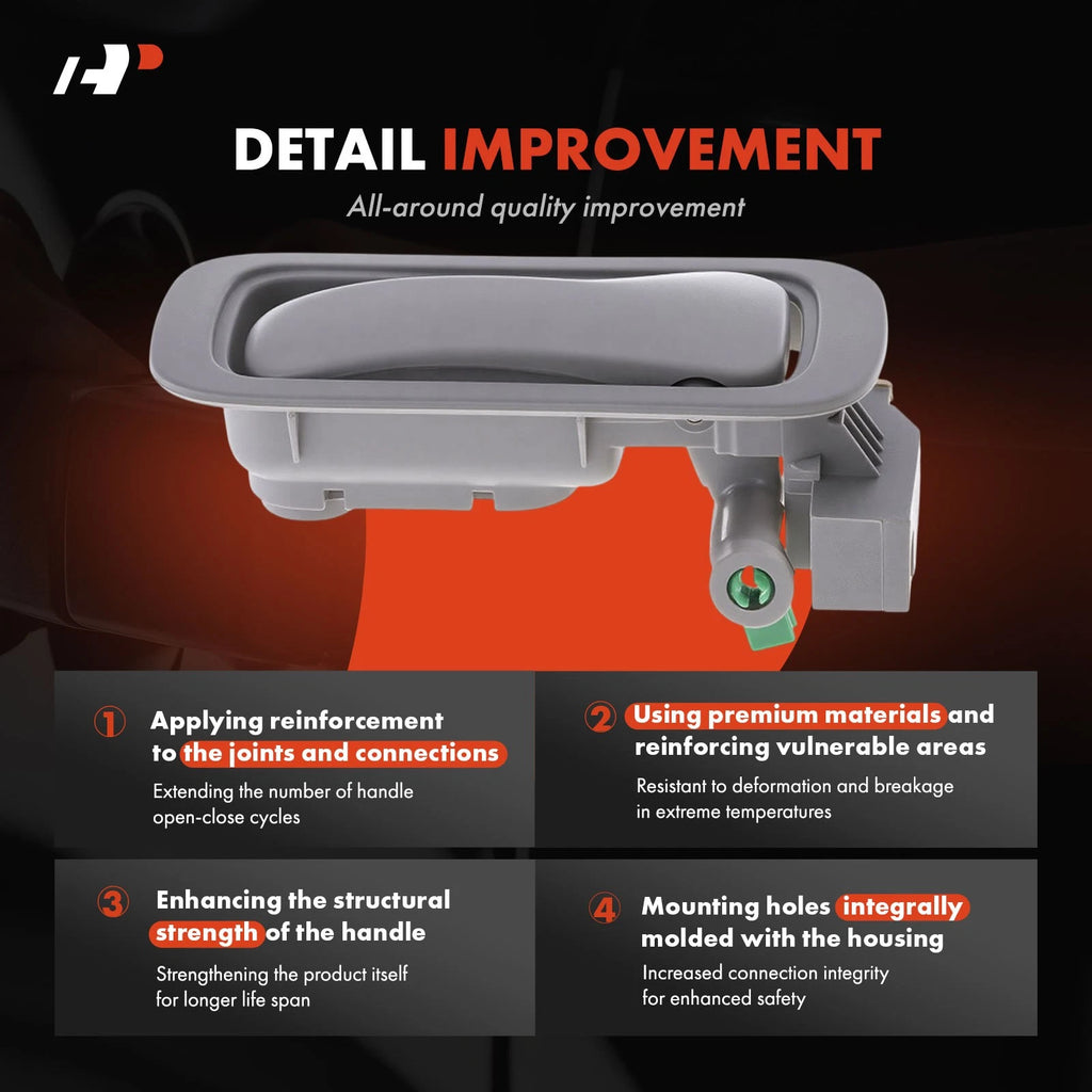 2X Rear Interior Door Handle for Honda Element (2003-2011)