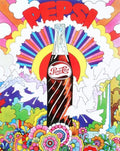 Vintage Replica Tin Metal Sign for Pepsi Cola Coke (Antique)