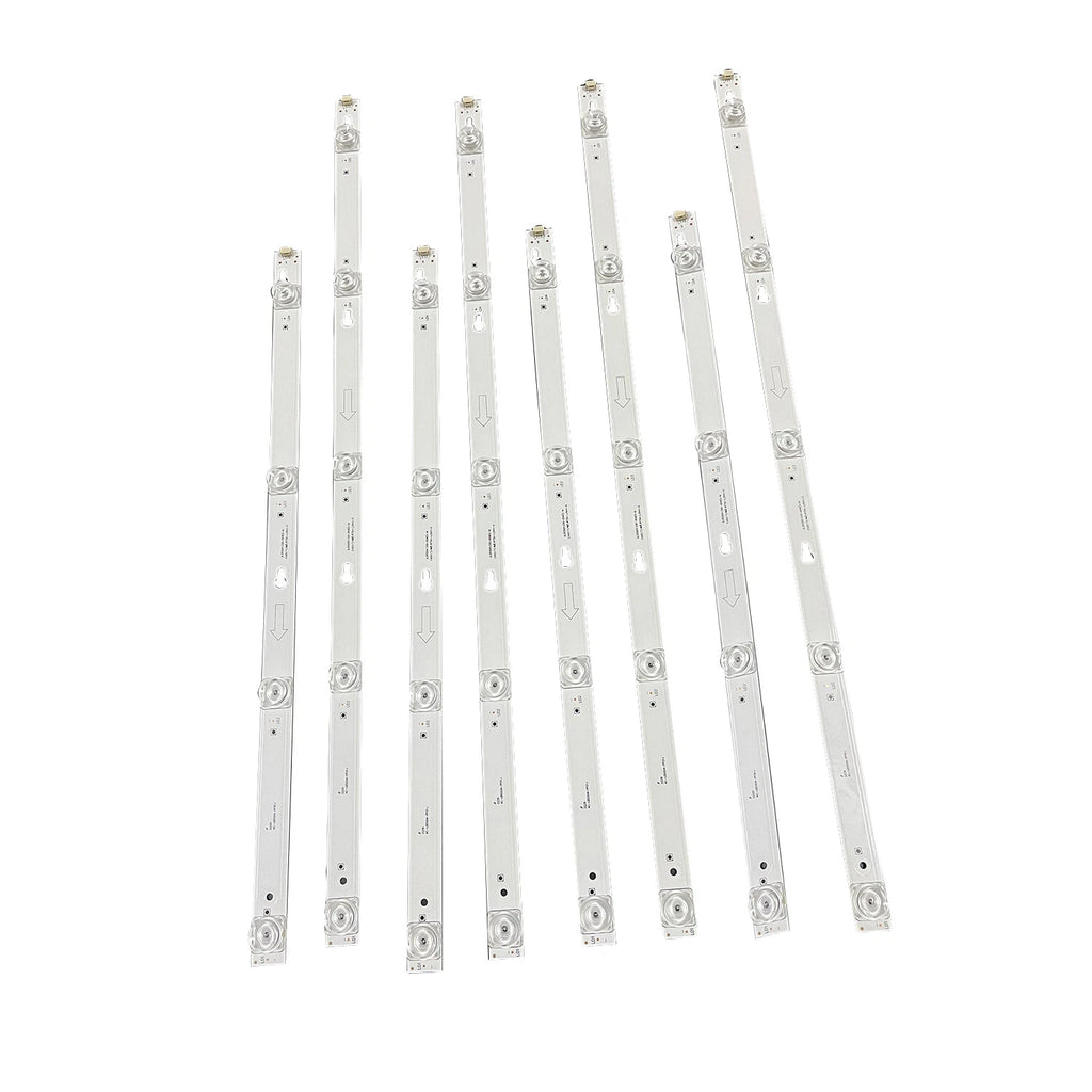 8X LED Backlight Strips for TCL 55S405 (2017–2017) 4C-LB5504-HR 4C-LB5505-HR