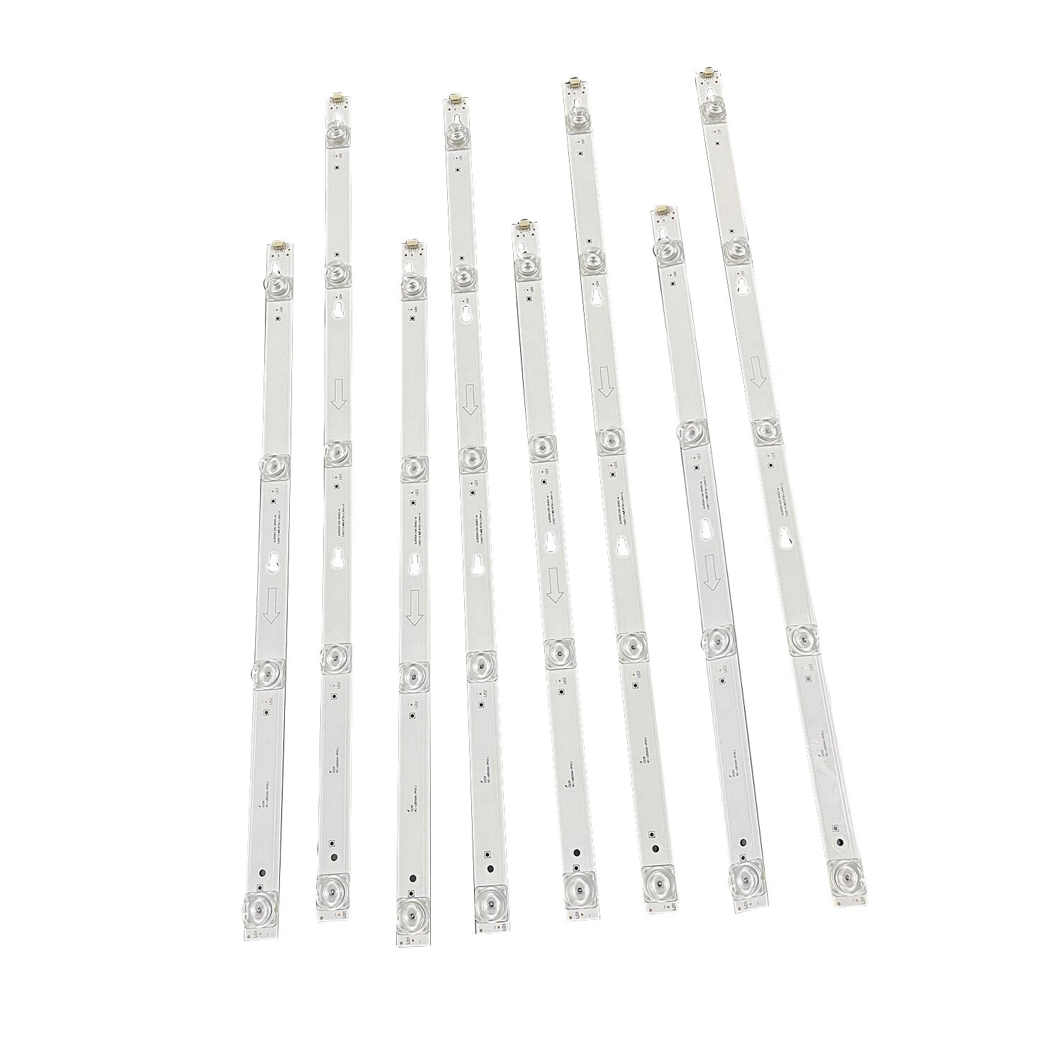 8X LED Backlight Strips for TCL 55S405 (2017–2017) 4C-LB5504-HR 4C-LB5505-HR