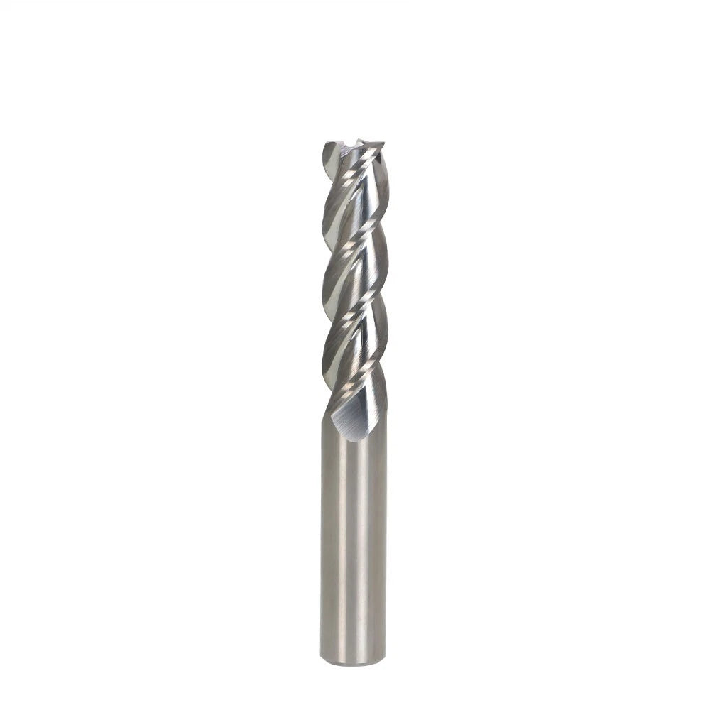 3 Flute Long Length Carbide End Mill for Aluminum (1/2")