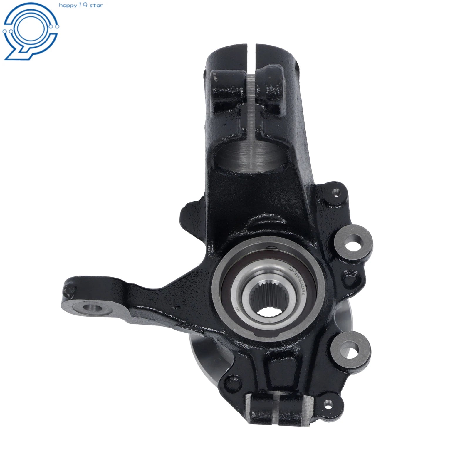 Set of 2 Front Steering Knuckles & Wheel Hub Bearings for Ford Focus (2015–2018)