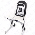Chrome Detachable Sissy Bar Backrest & Luggage Rack for Harley Softail (2018–2023)