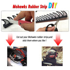 Rubber Helmet Mohawk Spikes for Dirtbike + 3M Reflective Strip