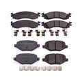 PowerStop Front & Rear Carbon Fiber Ceramic Brake Pads Kit for Ford Taurus (2010–2019)