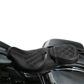 2X Driver & Passenger Seats for Harley Touring Street Glide (2009–2023) Black