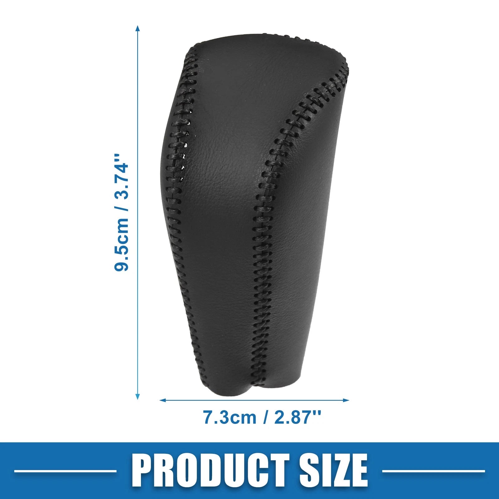 Gear Shift Lever Cover for Honda Odyssey (2015–2018) - Black Stitches
