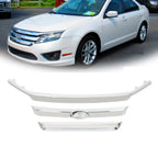 Set of 3 Chrome Front Upper Grille Molding Trim for Ford Fusion (2010–2012)