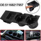 Cup Holder for BMW 3 Series E46 (1999–2006) Black with Coin Slot