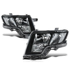 Factory Style Headlights for Ford Edge (2009–2010) - Black Housing, Clear Corner