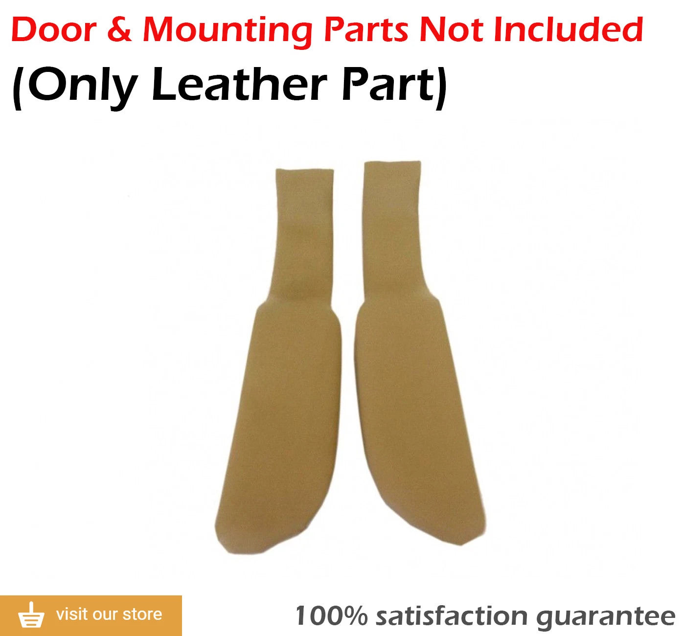Leather Synthetic Door Panel Armrest Cover for Acura RL (1998–2003) Beige