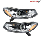 Set of 2 Projector Headlights with LED DRL for Chevy Trax (2017–2019)