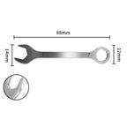 Set of 10 Miniature Double Open End Wrenches for Maintenance