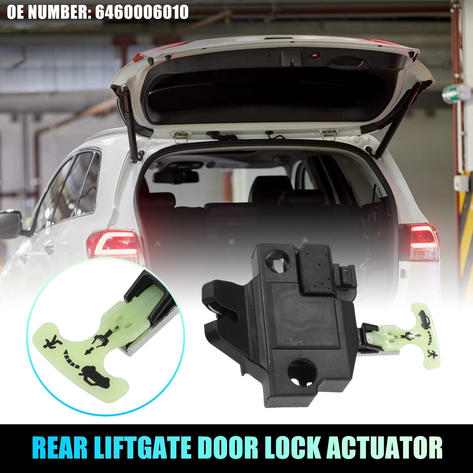 Rear Liftgate Door Lock Actuator Motor for Toyota Camry (2007–2011) No. 6460006010