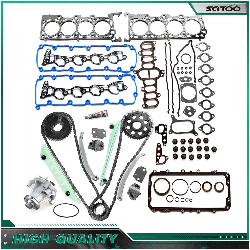Full Gasket Set & Timing Chain Kit for Ford E-150 Econoline (1997–1999)