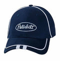 Navy Sport Stripe Cap for Peterbilt Motors (Blue/White)