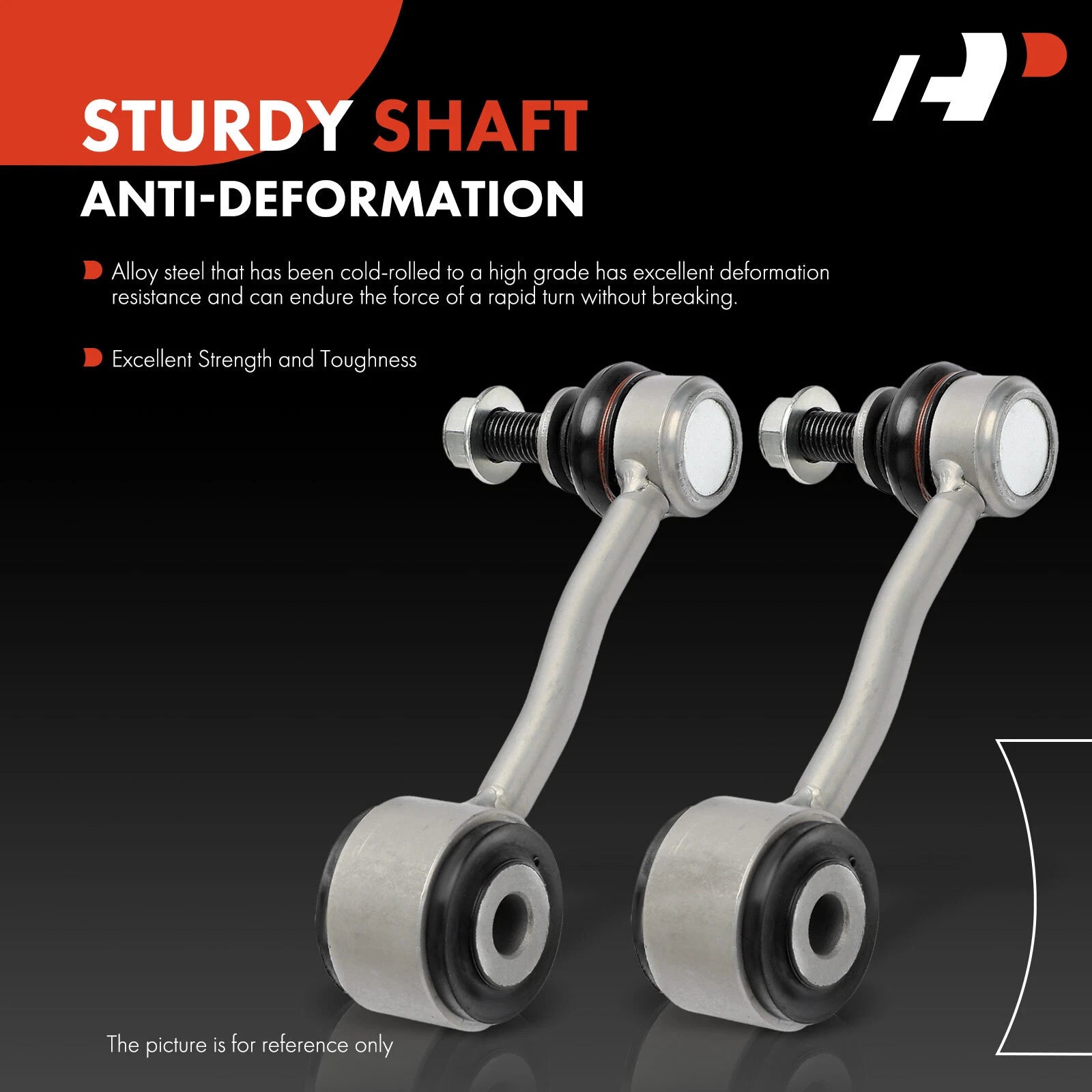 2X Front Sway Bar Link for Jeep JL Wrangler (2018–2024) JT Gladiator (2020–2024)