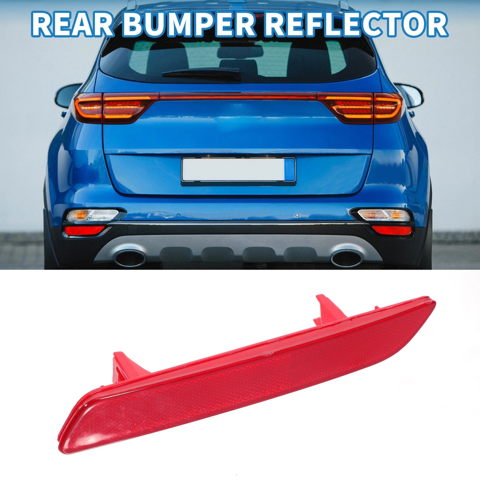 Rear Right Side Bumper Reflector No. 33505SWAJ01 for Honda Accord (2014)