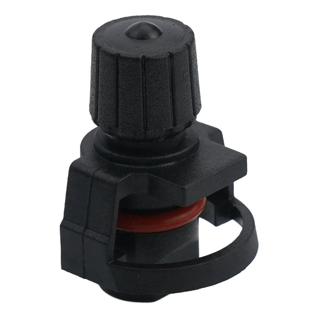 Car Coolant Thermostat Drain Cap Flange Black