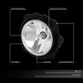 Front Bumper Fog Lights for Ford Escape (2007–2012) - Clear Lens, Switch