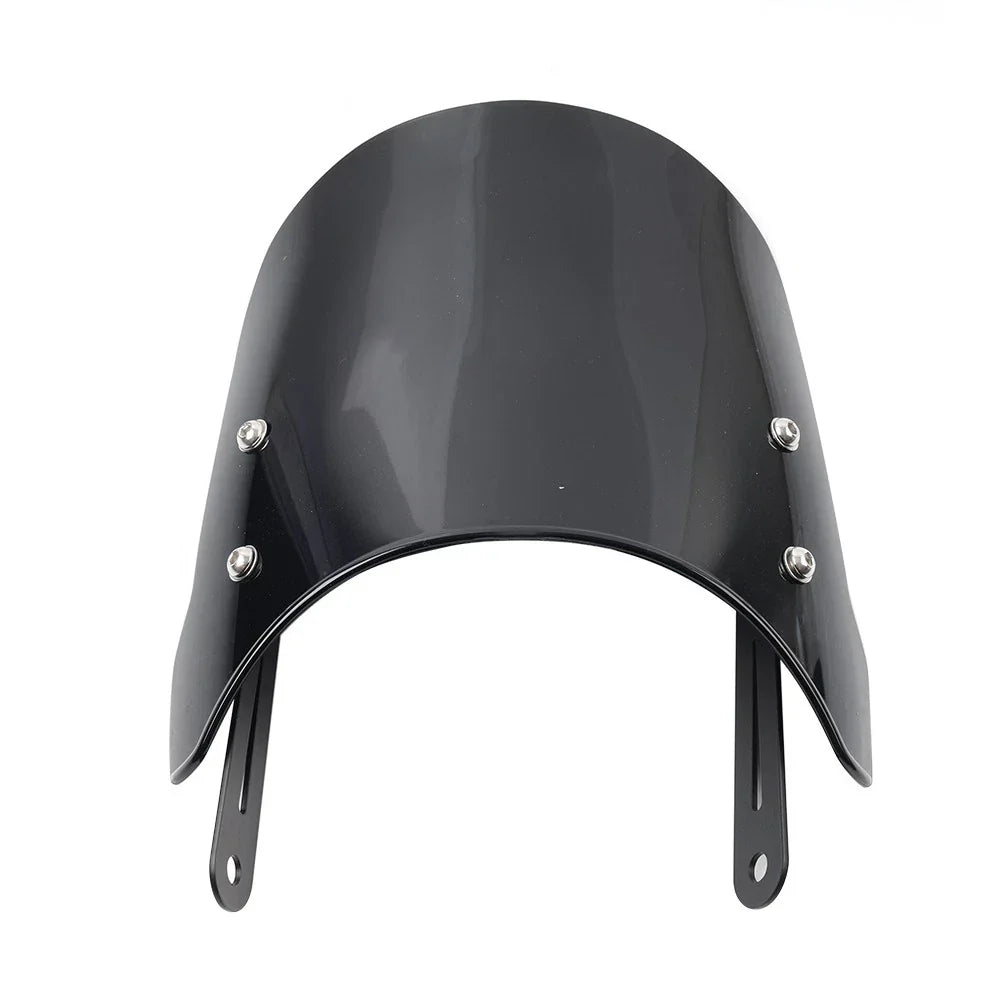 Black Windshield for MOTO GUZZI V7 Classic V9 Bobber (2016-2023)