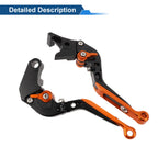 Adjustable Brake Clutch Levers for Honda NC700/NC750 S/X (2012–2020) Black Orange