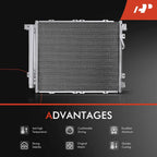 2X Radiator & AC Condenser Kit for Kia Sorento (2007-2009)