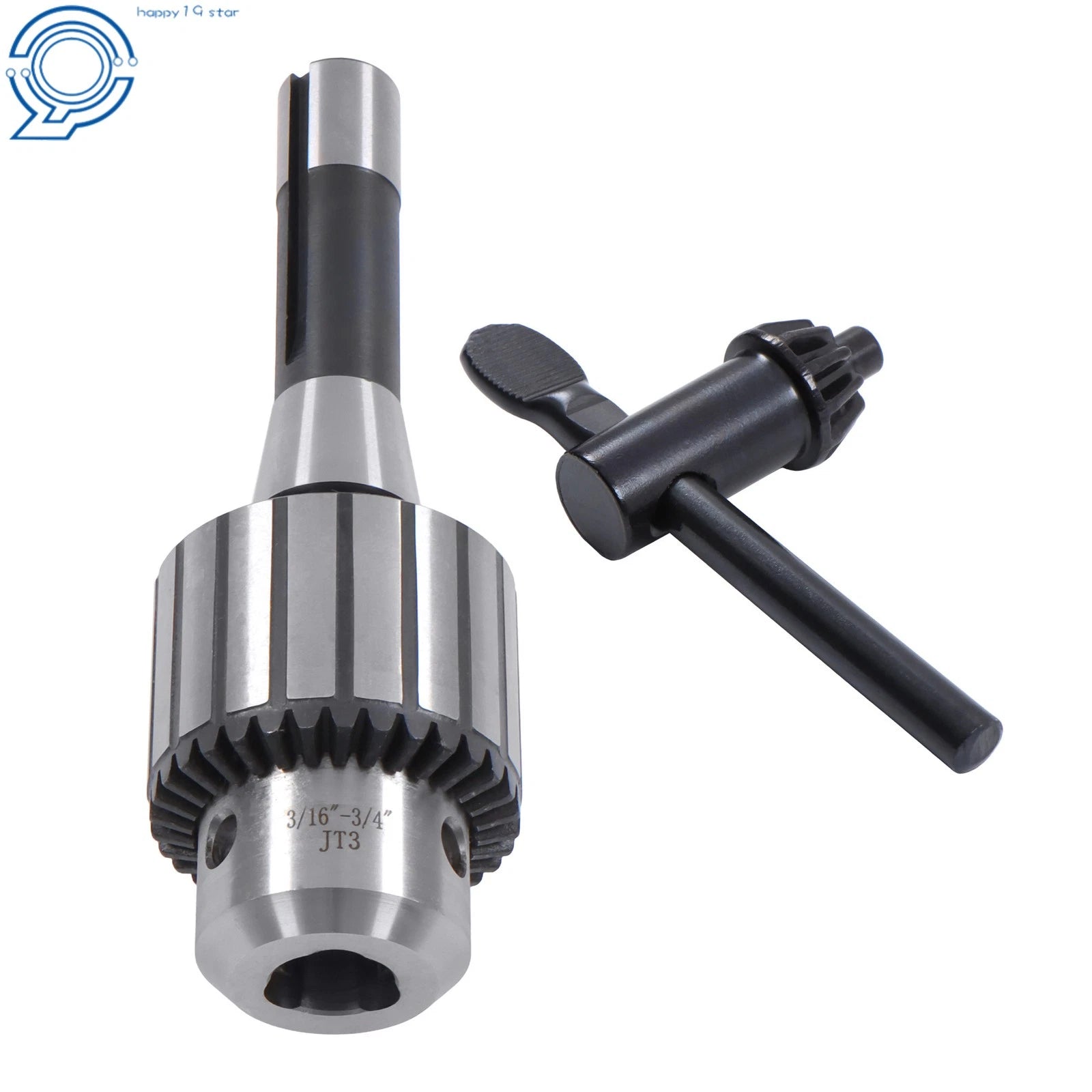 3/4 R8 Shank Keyed Drill Chuck High Torque for Milling Machine