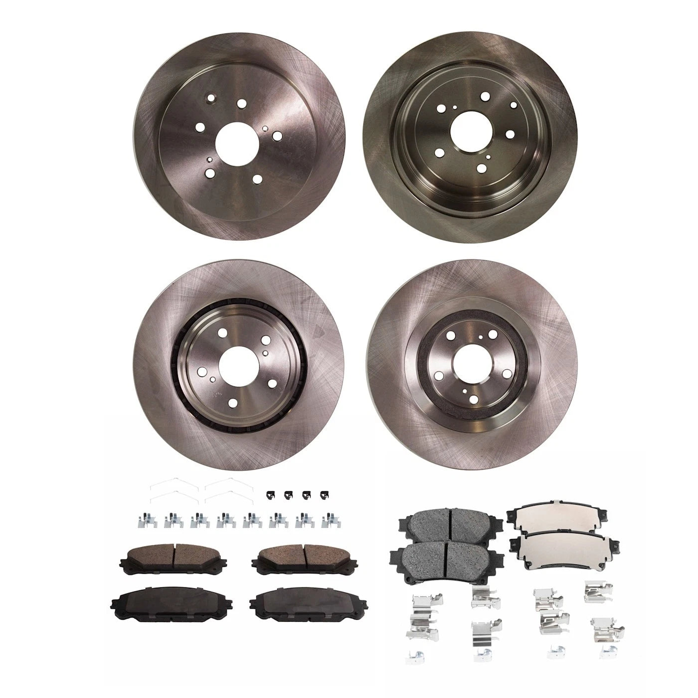 Brake Disc and Pad Kit for Toyota Highlander (2014–2019) Ceramic