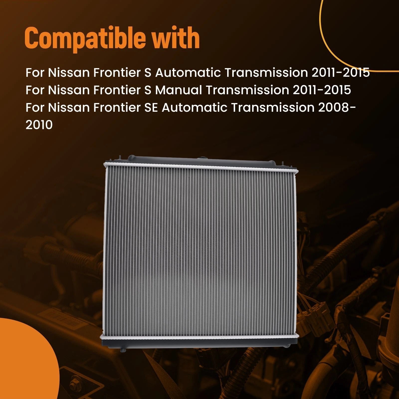 Engine Coolant Radiator for Nissan Frontier (2005–2019) RA2808C