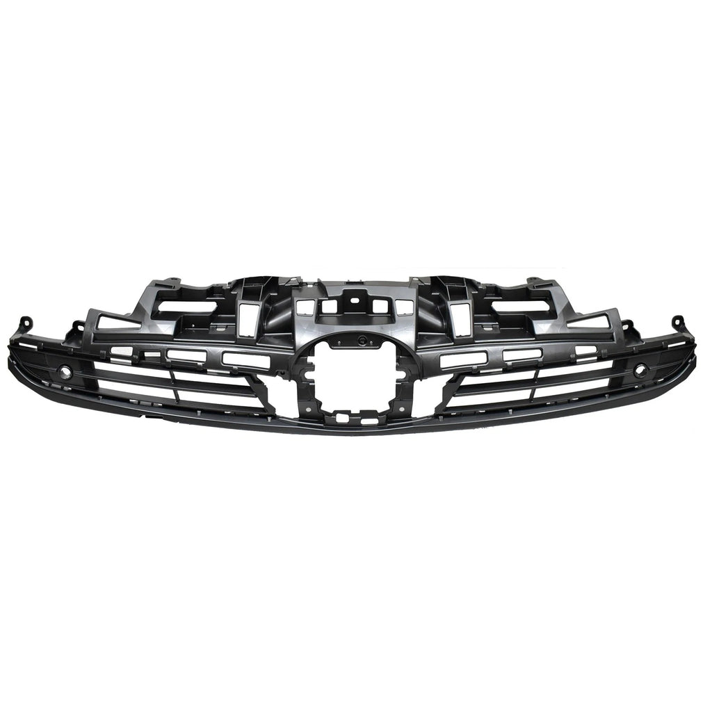 Replacement Black Textured Polypropylene Front Grille w/Park Assist Sensor Holes
