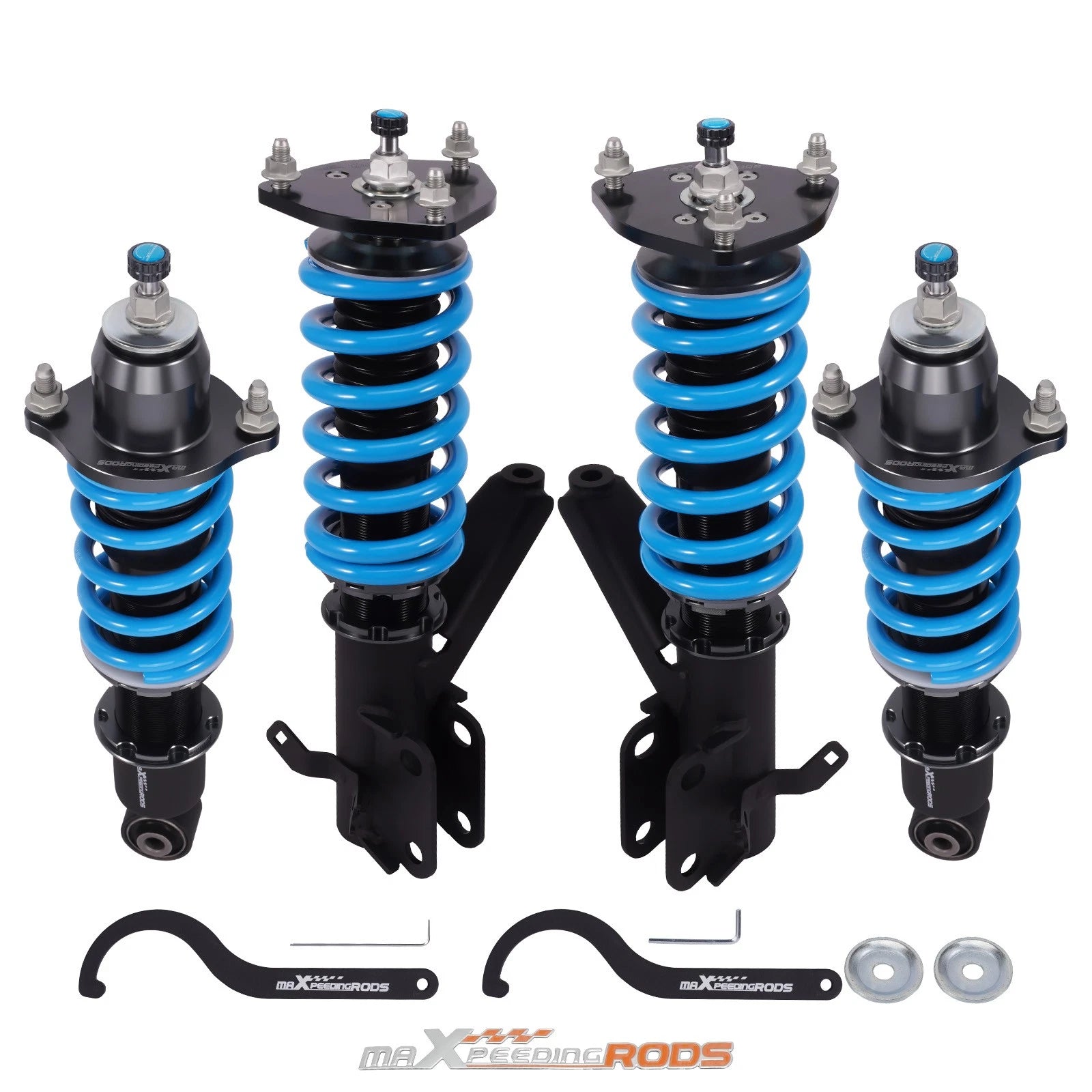 24-Way Adjustable Coilover Strut Shocks Damper Kit for Honda Civic (2001–2005)