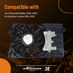 Radiator Cooling Fan Assembly for Chevrolet Malibu (2016–2020) 84000787 84297679