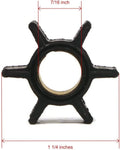 Water Pump Impeller Kit for Mercury Mariner 4-9.8 hp Outboard (89981T1, 89981Q)