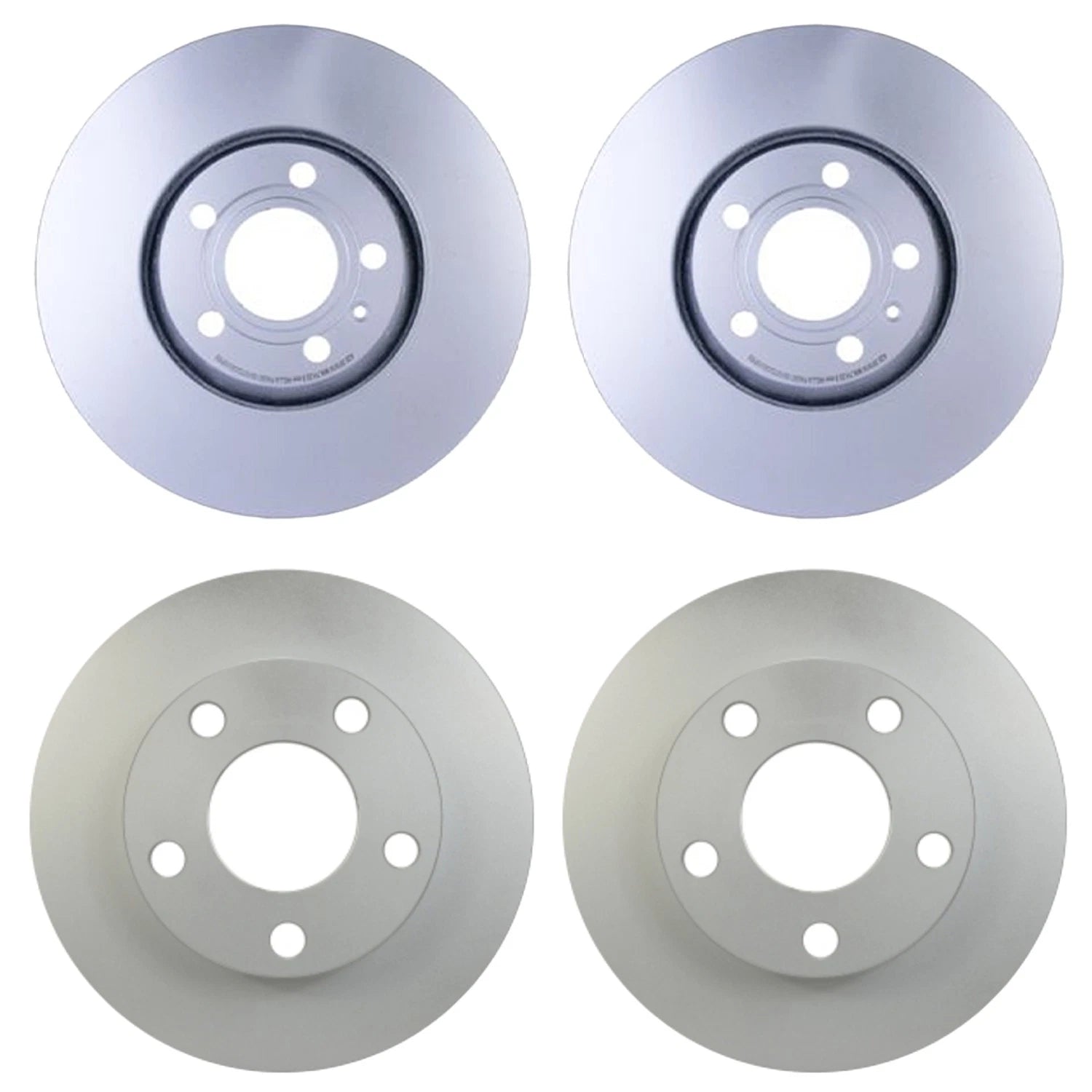 Brake Rotors Kit Set of 2 for Audi A8 (1997–2000) 312mm 245mm