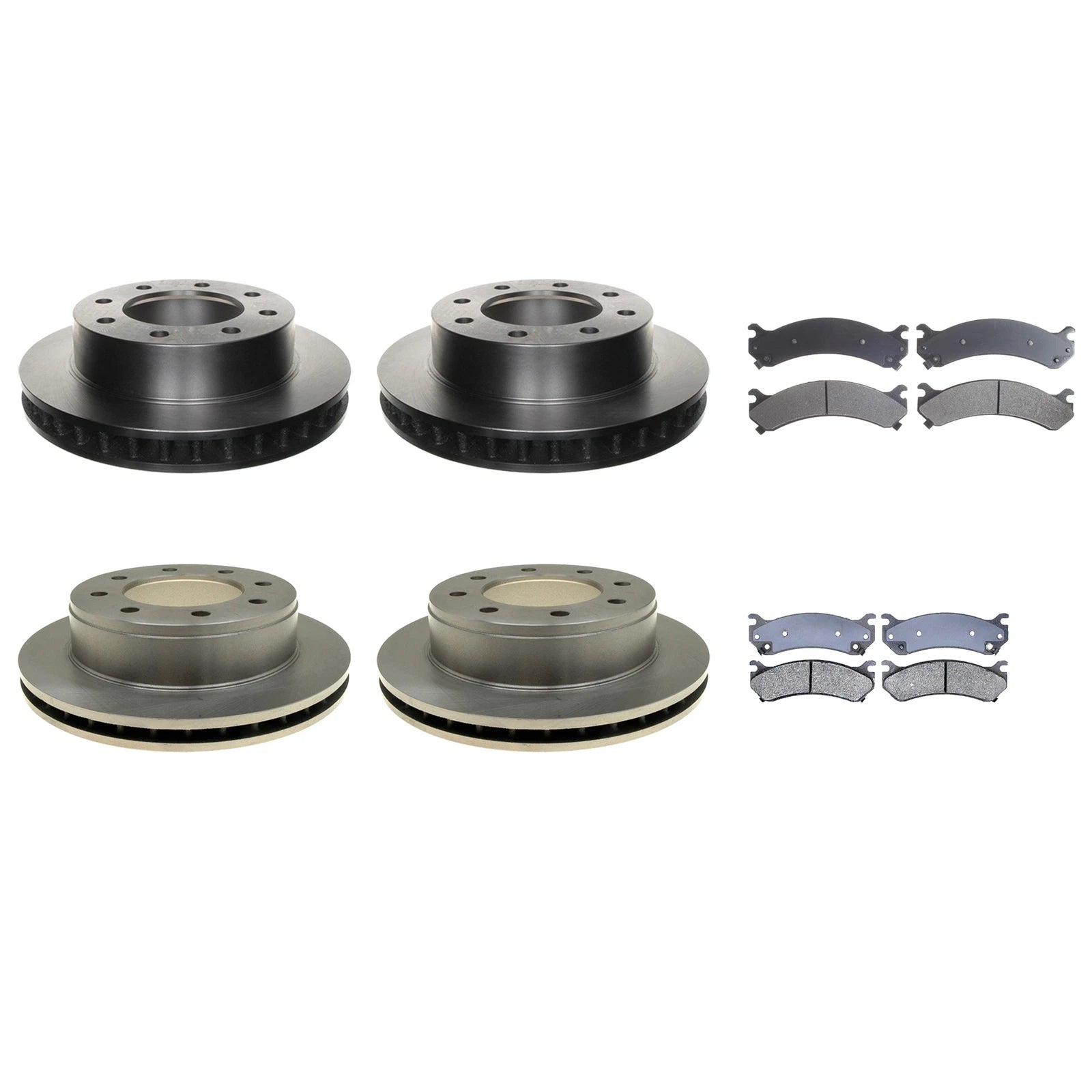 ACDelco Silver Brake Kit Disc Rotors & Pads for GMC Sierra Yukon (2014–2020)
