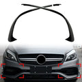 Front Bumper Lip Splitter Spoilers for Mercedes A-Class W176 (2016-2018)