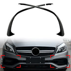 Front Bumper Lip Splitter Spoilers for Mercedes A-Class W176 (2016-2018)