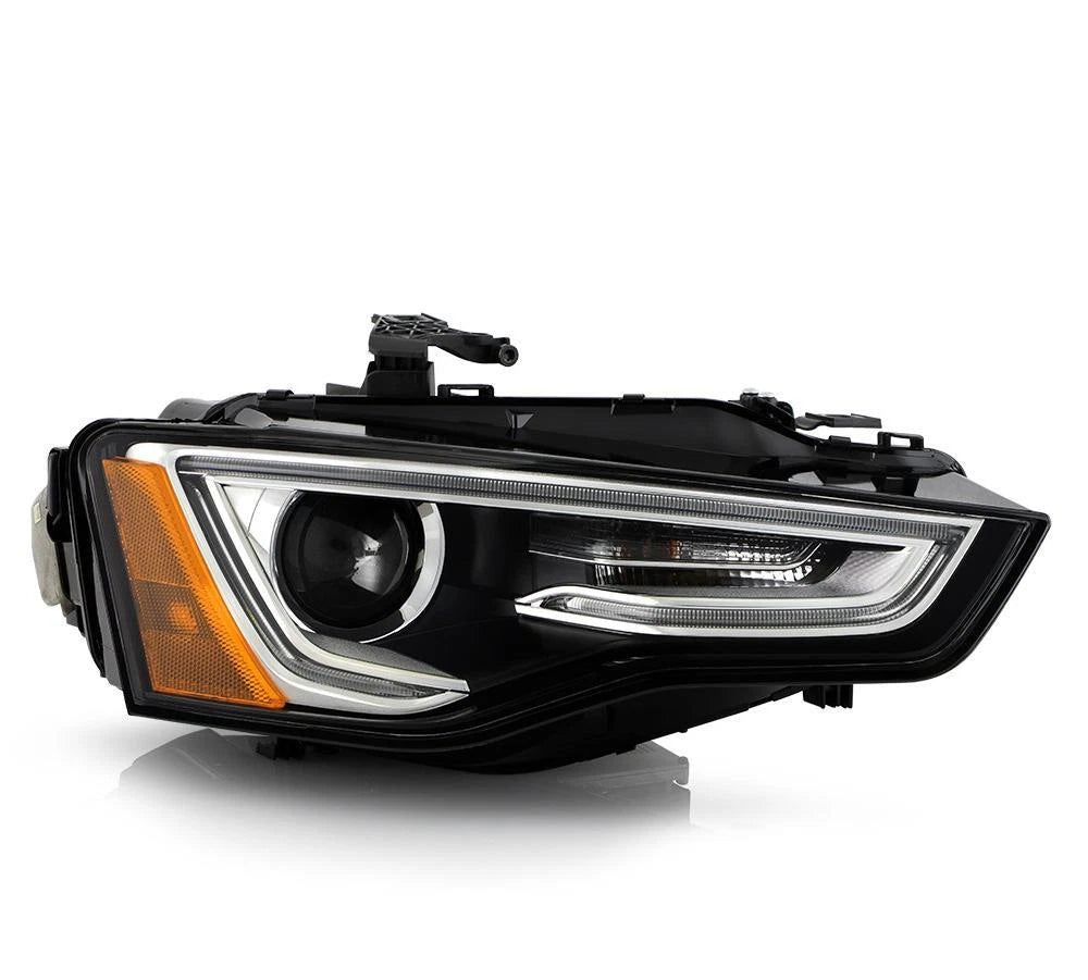 HID/Xenon Headlight Projector for Audi A5 S5 (2013–2017) w/LED DRL Right