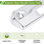 Exterior Door Handle Cover Trim for Chevrolet Silverado 1500 (2019–2024)