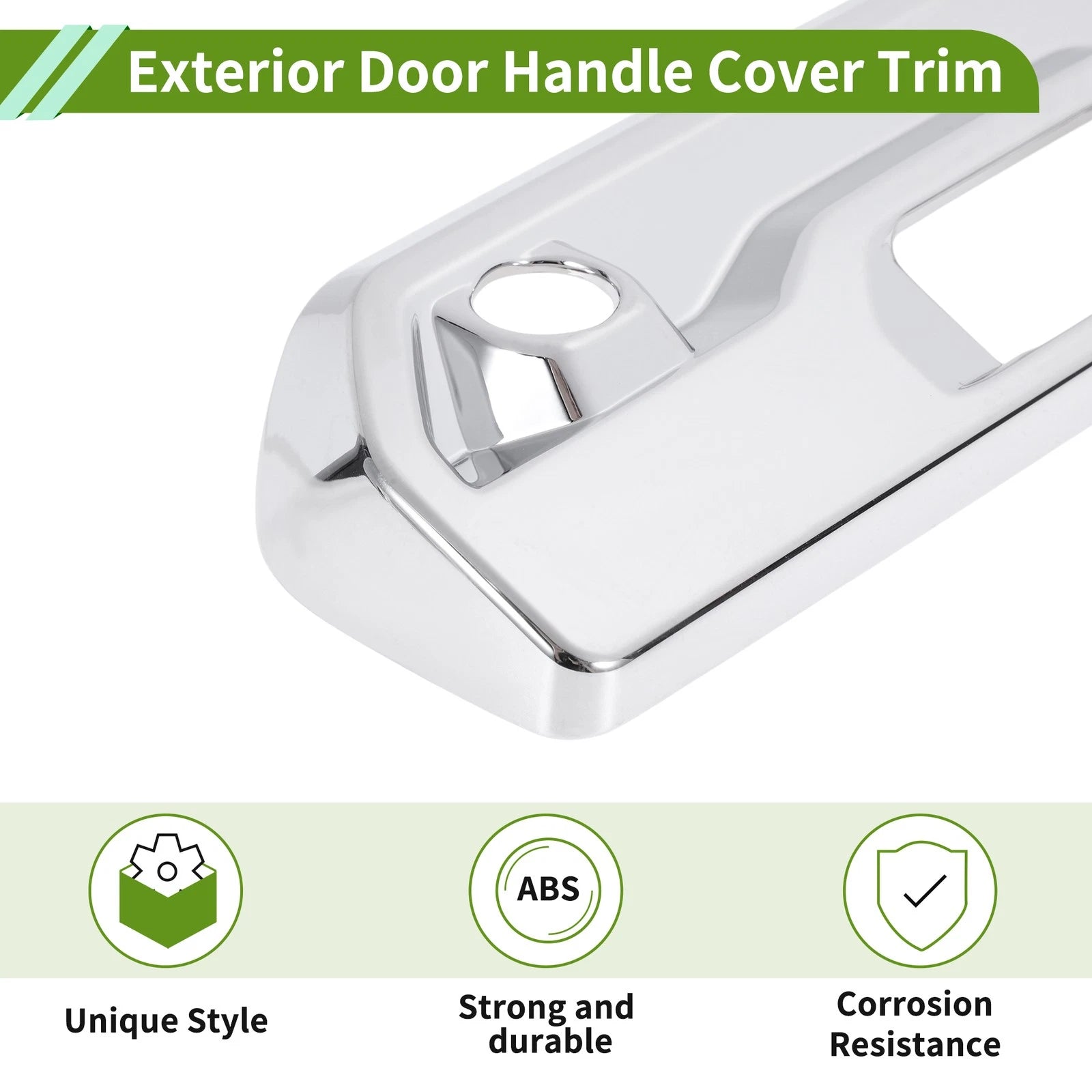 Exterior Door Handle Cover Trim for Chevrolet Silverado 1500 (2019–2024)