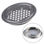 Stainless Steel Vent Covers for Wardrobe Cabinet Ducting