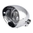 5.75" Chrome Motorcycle Spotlight Headlight Fog 4-Bulbs for Motorcycle Scooter