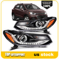 LED Black Headlight Assembly for Chevrolet Trax (2017–2022)