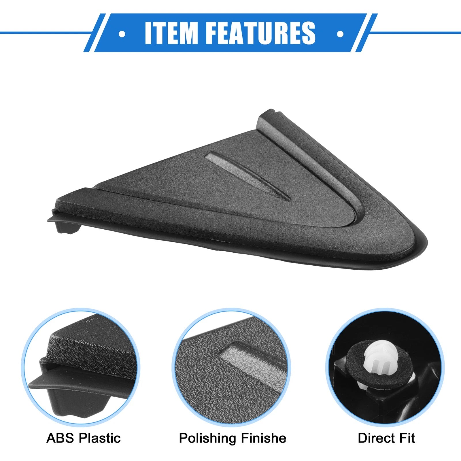 Left Side Rear View Mirror Corner Triangle Trim for Toyota Corolla (2020–2021)