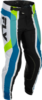 Fly Racing Lite LE Offroad Pants for Men US 32 (White Lime Blue)