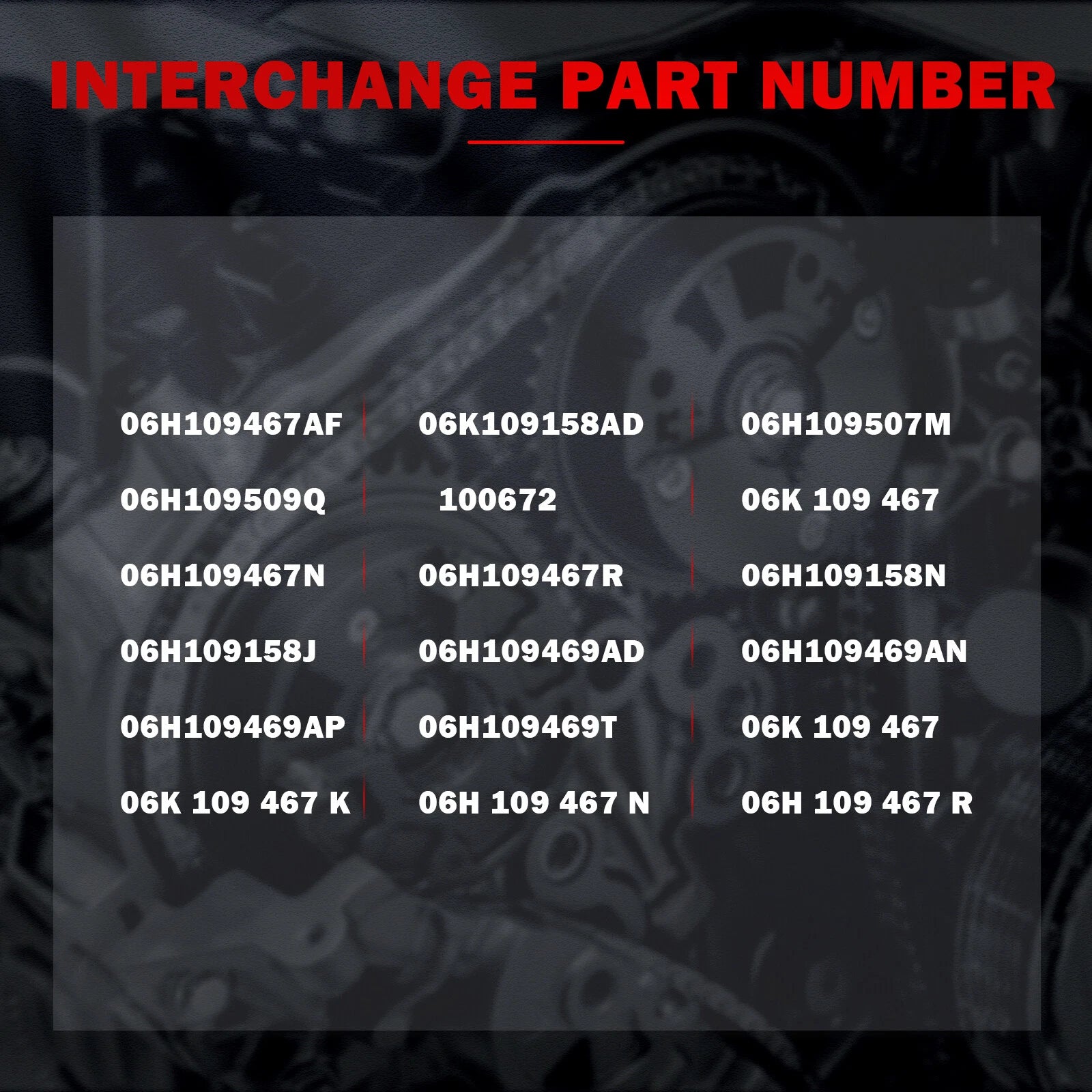 Timing Chain Kit for Audi A3 (2008-2013) & Audi TT Quattro (2009-2015)