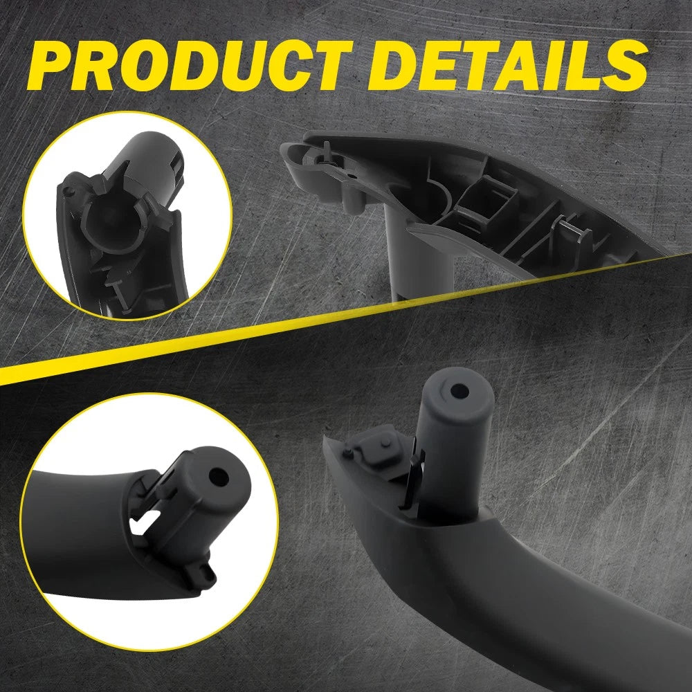 Inner Door Handle Cover for BMW X3 X4 (2011–2017) Black Trim